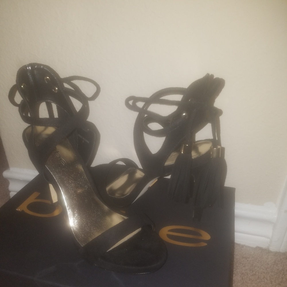 Black BeBe heels